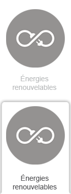 Énergie naturelle inépuisable provenant du sol ou de l'air pour l'aérothermie ou la géothermie, les rayons de soleil pour le chauffage solaire, bois pour la chaudière bois et le vent pour les éoliennes.